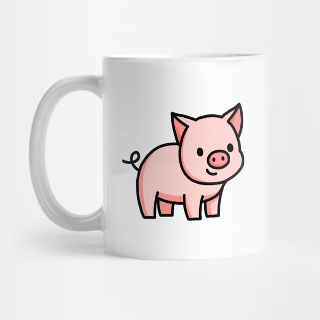 Pig by littlemandyart